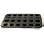Silicone Bakeware Professional 24 Cup Canape/Mini Muffin Pan by WellBake.  Heavy Duty Non-Stick Silicone + 10 Year Guarantee