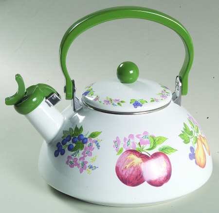 "Corning Chutney Kettle with Lid Metal, Whistler, Fine China" "Corning Chutney Kettle with Lid Metal, Whistler, Fine China"