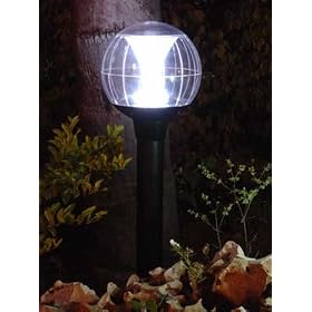 Click here to buy GS35-W GLOBE SOLAR LIGHT (WHITE) by Gama Sonic.