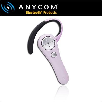Bluetooth HS-890 Ultralight Design Headset, Light Pink