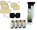 Auto Pearl - Combo Of - Car,Bike Air Alert Tire Valve Cap , Chipkoo Sun Shade Curtain Beige Set of 6 And Dash Board Polish White RS.1253.00