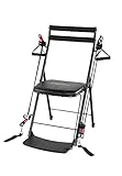 Chair Gym - Multi gym fitness chair full body slimming toning workout (Black)