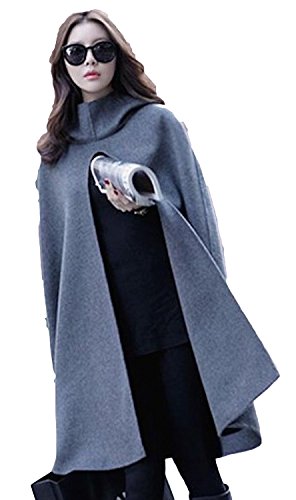 (フアングー)huanggu 秋冬 秋 冬服 マント ウール ケープコート ダッフルコート チェスターコート