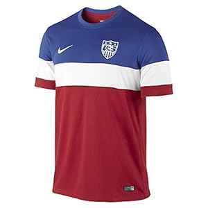 USA Away soccer jersey, World Cup 2014 with official names (XL, No name)