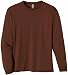 ECOnscious Men's 100% Organic Cotton Long Sleeve Tee (Earth, X-Large)