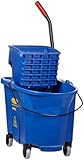 Rubbermaid Commercial WaveBrake Mopping System Bucket and Side-Press Wringer Combo