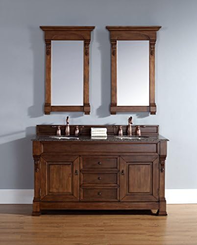 60 in. Double Cabinet in Country Oak Finish