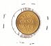 Vintge Game token brass No Cash Value