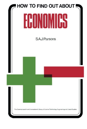 How to Find Out About Economics: The Commonwealth and International Library: Libraries and Technical Information Division