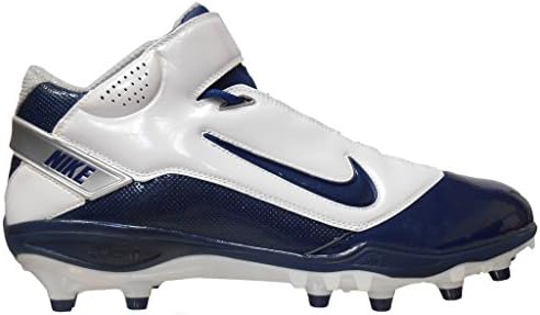 Nike LT Super Bad TD Men's Football Cleats (15, White/Navy)