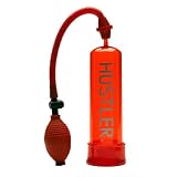 Hustler Novelties Pumped Up Penis Pump, Red Hustler Novelties Pumped Up Penis Pump, Red