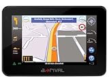 Arival NAV-MTA 43 WE, mobiles Navigationssystem mit Westeuropa Karte, 10,8cm Display, Fahrspurassisten, 36 Monate Garantie
