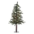 36" Natural Alpine Pre-Lit Tree