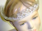 Imported Sterling Silver Tiara with Small Rhinestone for Girls to Wear for Communion or Prom by 