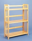 Stackable Folding Bookshelf- Natural