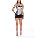 Muka Women Overbust Lace Boned Corset Bustier Halloween Corset