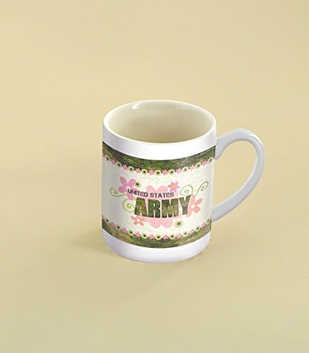 Perfect Timing  - Turner US Army Pink Flowers Mug, 12 oz., Multicolor (8123000)