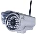 Agasio A602W Outdoor Wireless IP Camera with IR-Cut Off Filter for TRUE COLOR Images (Not Washed Out), Auto-Iris (Auto-Brightness Adjustment), IP66 Waterproof Enclosure, 65ft Nightvision, 4mm lens (72° Viewing Angle), Synology & Blue Iris Compatible,, SILVER