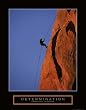 Determination - Climber, Motivational Poster