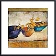 Art Poster Metal Framed Print - Yellow Orchids - Artist: Susan Chang- Poster Size: 18 X 18