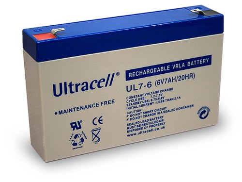 1aTTack Ultracel Blei-Akku Faston 187 4,8mm (6V, 7Ah)