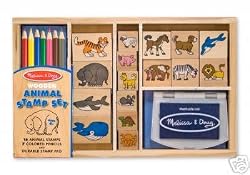 MELISSA & DOUG ANIMAL STAMP SET