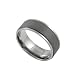 Titanium Comfort Band Ring w/ Brushed Finish