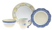 Pfaltzgraff Summer Breeze 4-Piece Stoneware Place Setting, Service for 1