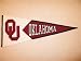 Oklahoma Sooners, University of - Interlock - Classic NCAA College (Pennants)