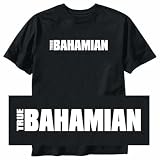 T-Shirt Black  True Bahamian  Bahamas Country