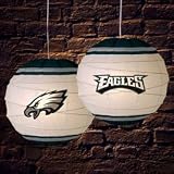 Philadelphia Eagles 18 Inch Rice Paper Lamp NFL Football Fan Shop Sports Team Merchandise