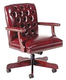Global(R) Traditional Series Executive High-Back Chair, Oxblood Burgundy
