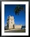 The 16th Century Belem Tower (Torre De Belem), Designed by Francisco Arruda, Lisbon, Portugal Framed Art Poster Print by Alain Evrard, 25x31
