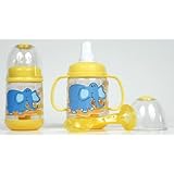 Nuby BPA FREE Infant Feeder Feeding Bottle Set, Colors May Vary