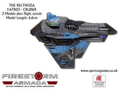 Cruiser (2) Relthoza Firstorm Armada Miniature Game