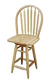 Arrowback Natural Stool - 24"