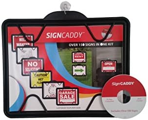 Signcaddy - Shark Tank Finalist DIY Signage System for Personal/commercial Use - an Affordable &amp; Reusable Sign Solution for the Home, Business, Office, Restaurant or Classroom