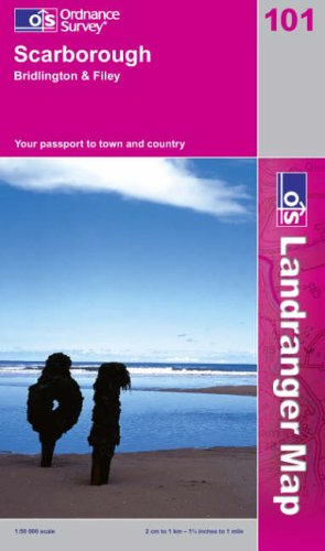 Scarborough, Bridlington and Filey (Landranger Maps) (OS Landranger Map)