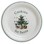 Nikko Ceramics Christmas Giftware Cookies for Santa Serving Plate