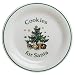 Nikko Ceramics Christmas Giftware Cookies for Santa Serving Plate
