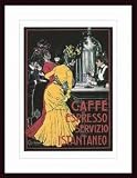 Caffe Espresso, Art Poster with Wood Frame, poster size: 19.75