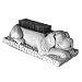 Spaniel Puppy Bootbrush - Antique Gray