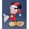 48" Mickey Mouse With Santa Hat Lighted Christmas Yard Art 150 Lights