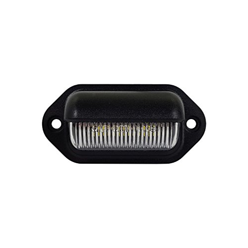 NEW LED LICENSE PLATE TAG LIGHT BLACK BOAT TRAILER RV TRUCK INTERIOR STEP LIGHT