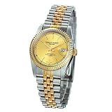 Charles Hubert Paris - Ladies Premium Two-tone 14kt Gold-plated Traditional Watch w Date and... by Charles-Hubert, Paris