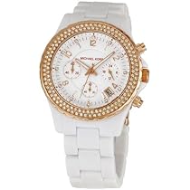 Michael Kors - Quartz Glitz Classic Chronograph White Dial Women's Watch - MK5379