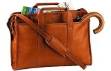 Royce Leather Soft-Sided Briefcase 631-3 - Tan Leather