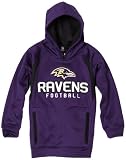NFL Boys' Baltimore Ravens Pullover Active Hoodie - R18Ndh24 (Ravens Purple, Small)