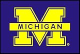 Michigan Wolverines ( University Of ) NCAA 18x24 Entry Mat