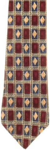 Axxa Mens Multi-colored Multi-patterned 100% Silk Neck Tie
